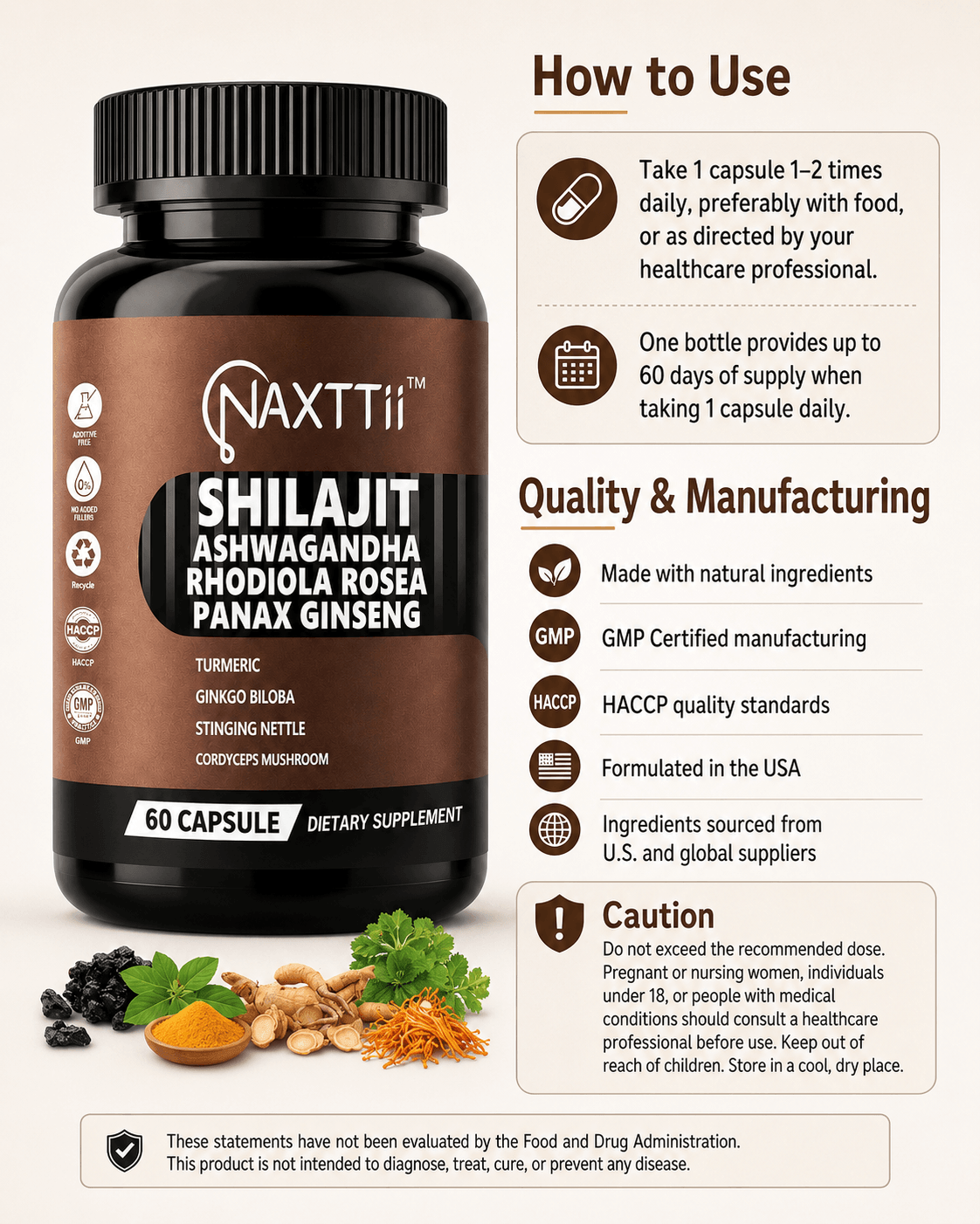 Shilajit - 60 Day Supply
