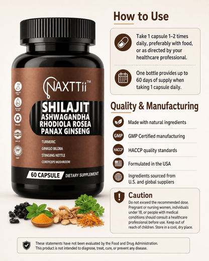 Shilajit - 60 Day Supply